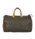 Speedy 40, &pound;895, Handbags, Brown, Canvas, Front view